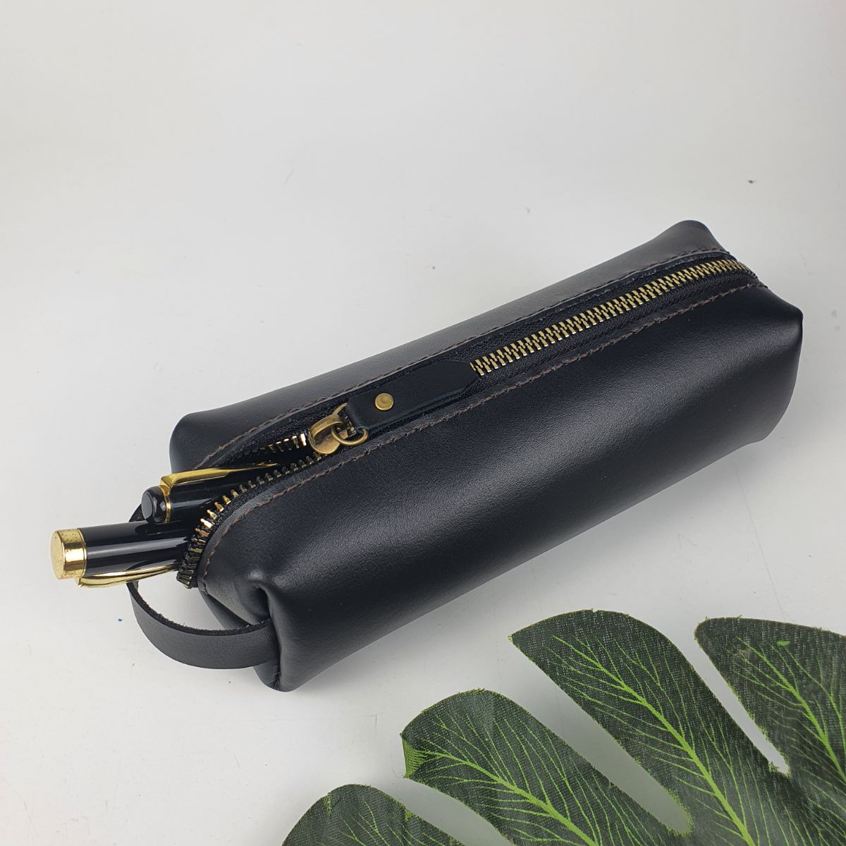Túi đựng bút da bò thật ZN03